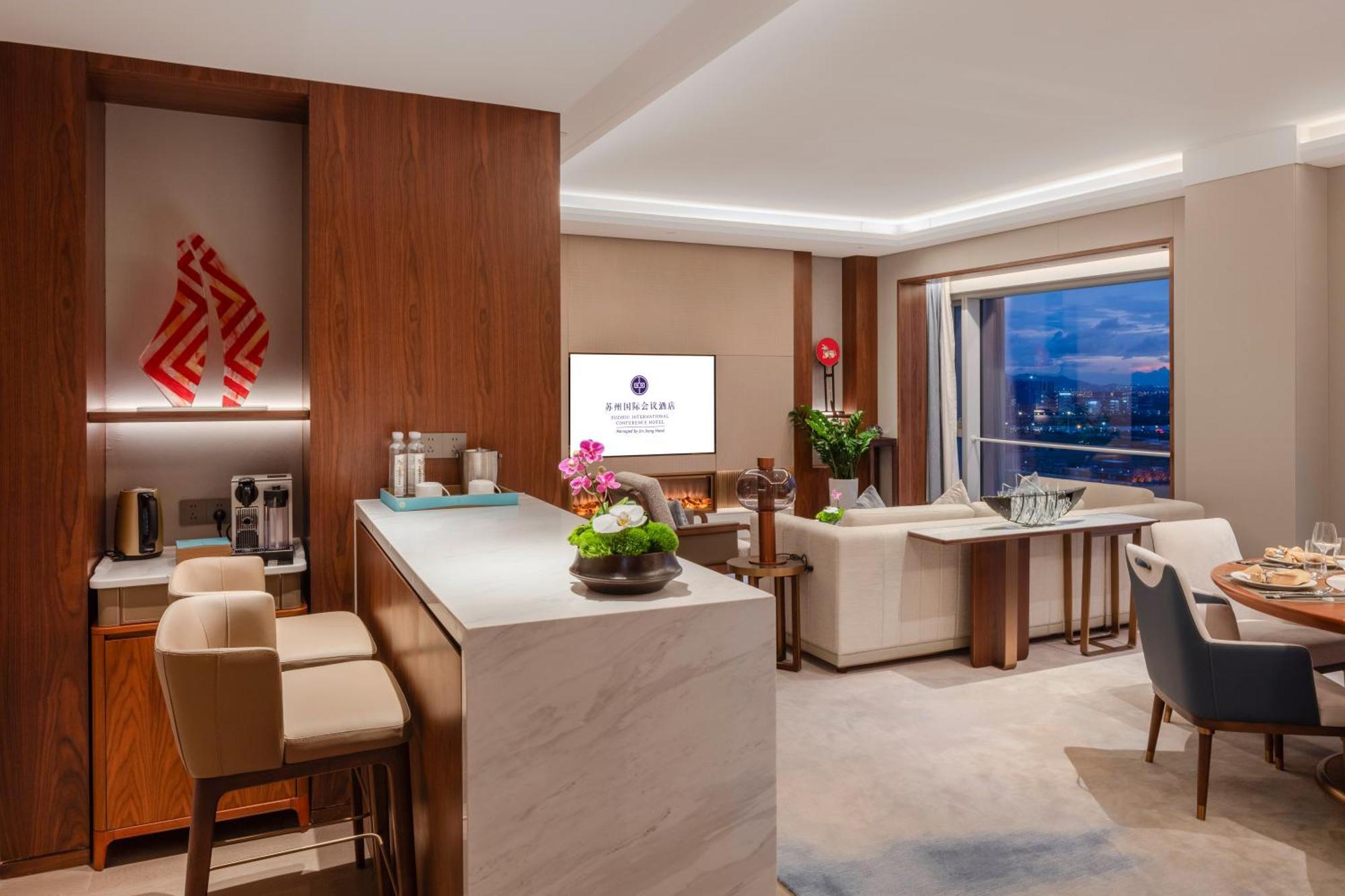 Suzhou International Conference Hotel Bagian luar foto