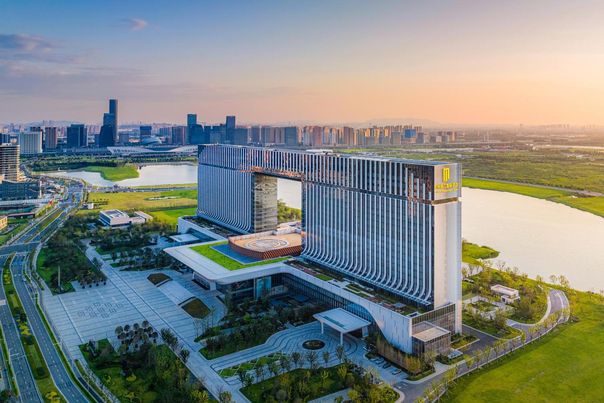 Suzhou International Conference Hotel Bagian luar foto